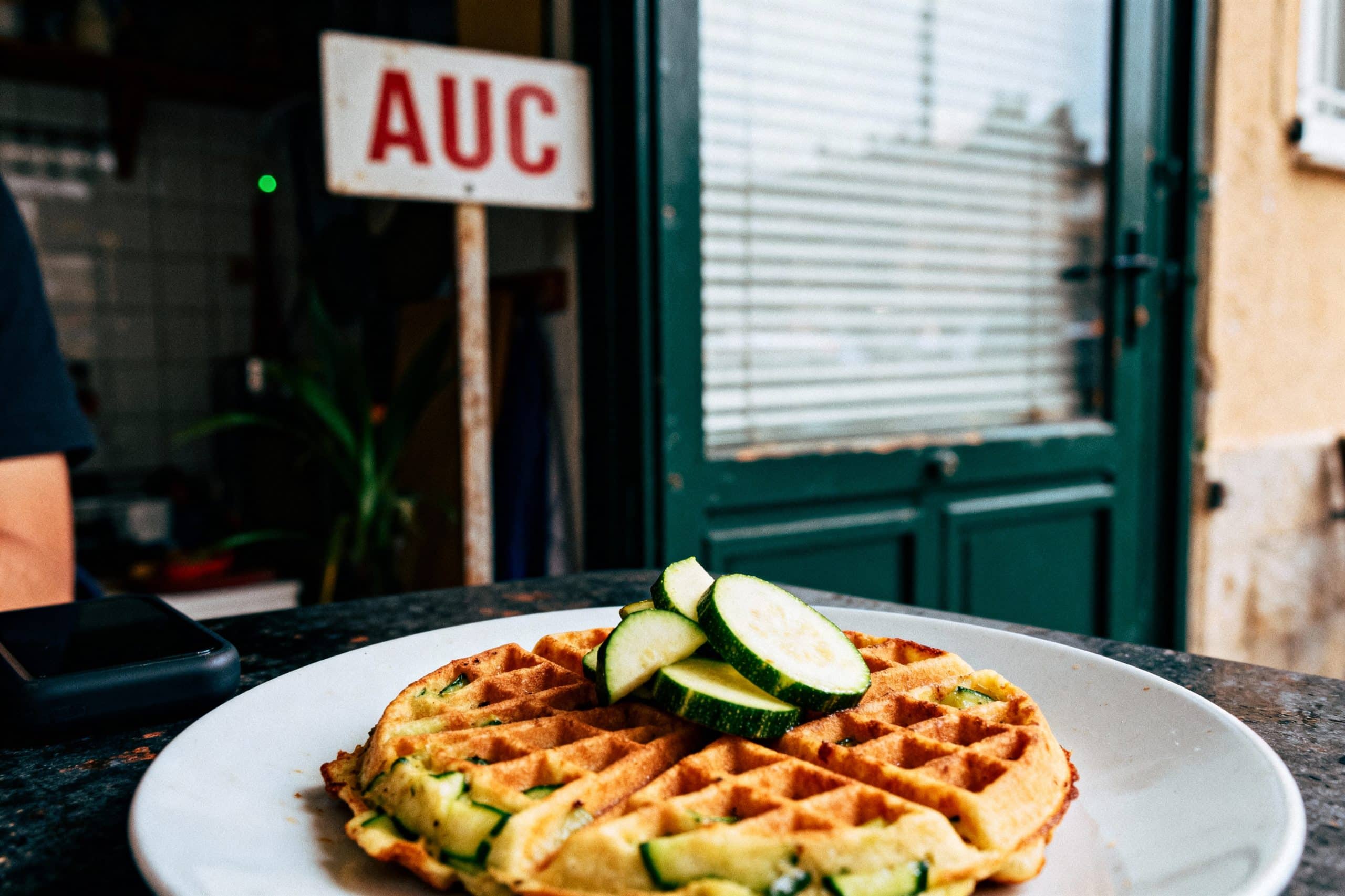 recette de gaufres aux courgettes