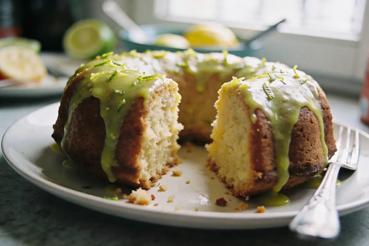 Gâteau au citron vert : La recette parfaite aux herbes!
