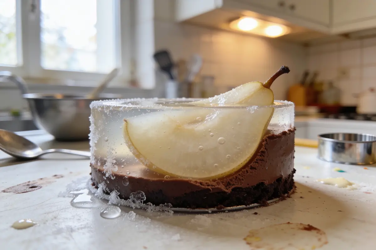 Insert poire pour entremet : Recette gourmande au chocolat !