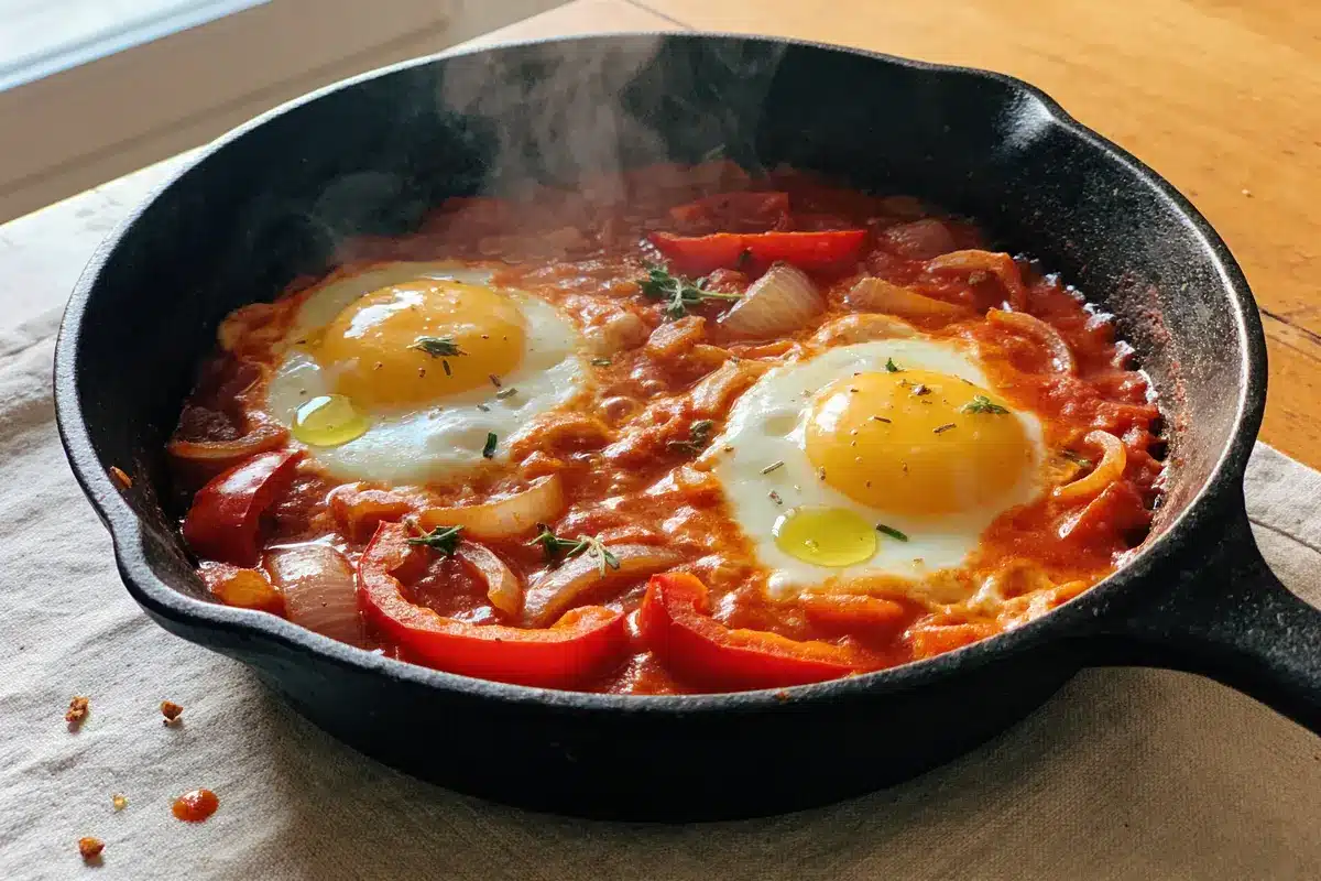 Oeuf tomate : La recette facile de Shakshuka gourmande !