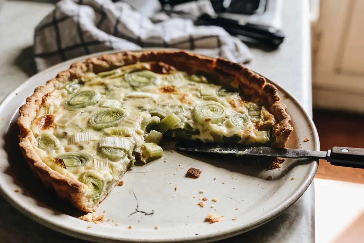 Tarte aux poireaux à l’ancienne : La recette inoubliable !