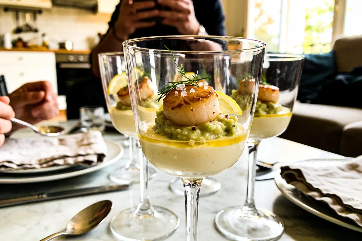 Verrines aux Saint-Jacques : 5 recettes élégantes et savoureuses !